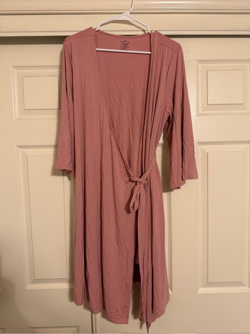 Caden Lane Solid Mauve Bamboo Knit Maternity Robe